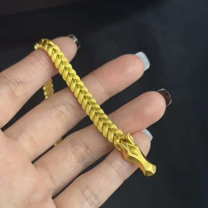 Bracelet fouet en crinière de cheval en or, bijoux porte-bonheur pour femmes et hommes, offre spéciale, nouvel arrivage 2026