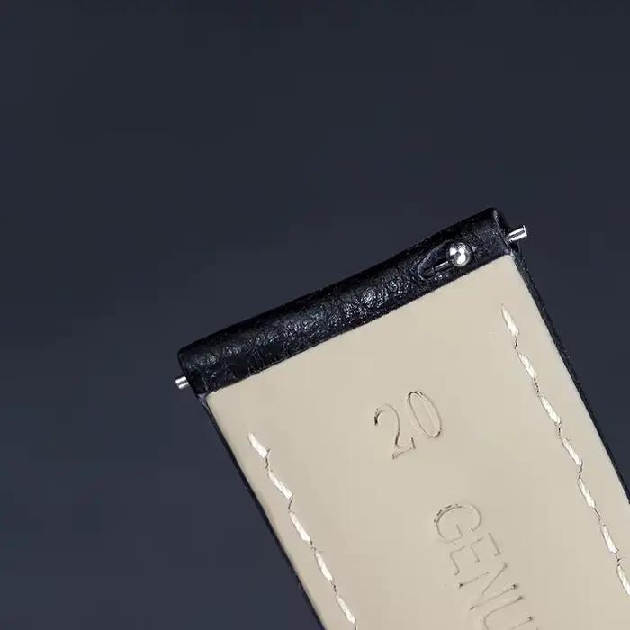 Bracelet de montre en cuir véritable pour Cartier Tank London Solo, bracelet de montre en cuir de vache texturé Lychee pour hommes et femmes, 16 20 22 23 25mm