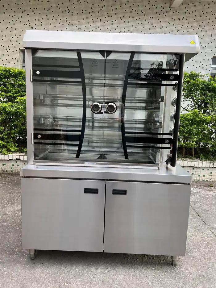 Magasin de Barbecue poulet rôti au gaz four de canard rôti machine de gril automatique four à poulet rotatif Commercial