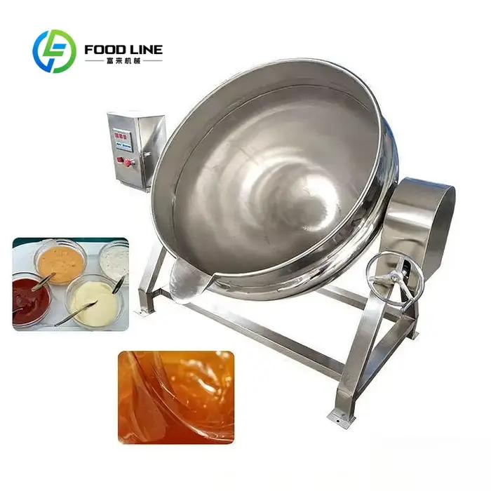 Machine à mélanger le sirop personnalisée, machine à faire bouillir le sucre, mélangeur électrique, casserole à soupe auto-mélangeante, bouilloire à bonbons, outil à haute efficacité