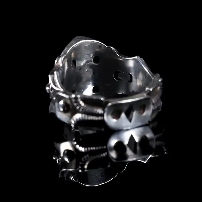 Bague King Gesar pour hommes, conception d'armure malédiction épique tibétaine, bague réglable, bijoux de déclaration de guerrier Vintage