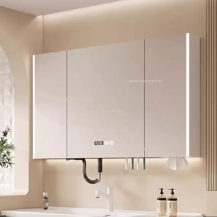 Armoire à miroir de salle de bain intelligente multifonctionnelle moderne