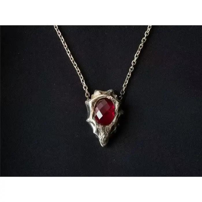 Collier pour femmes diable May Cry colliers femme Dante bijoux tendance cou mode Couples fête cadeau rouge strass pendentif