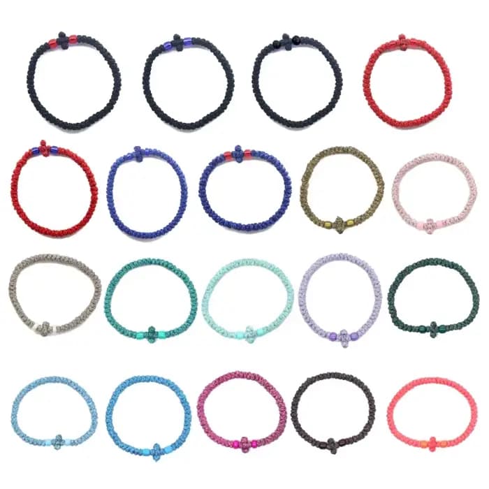 Bracelet corde prière orthodoxe unique