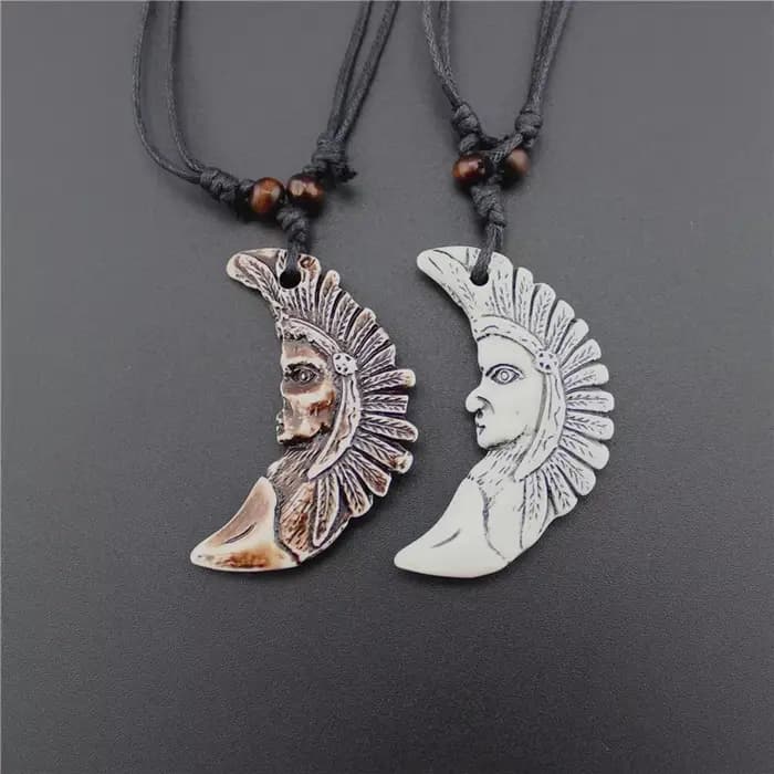 Collier Vintage en cuir pour hommes et femmes