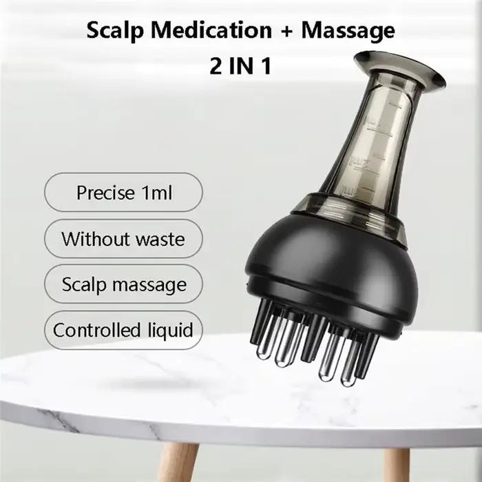 Applicateur liquide pour le cuir chevelu, peigne massant pour le traitement et la croissance des cheveux, durable, facile à inst