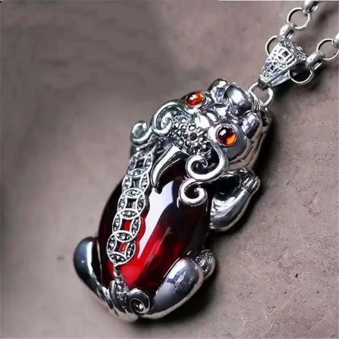 Collier avec pendentif bête Patronus pour hommes et femmes, bijoux tendance, accessoires de Couple, chaîne de cou en argent 925, cadeau d'anniversaire pour hommes et femmes