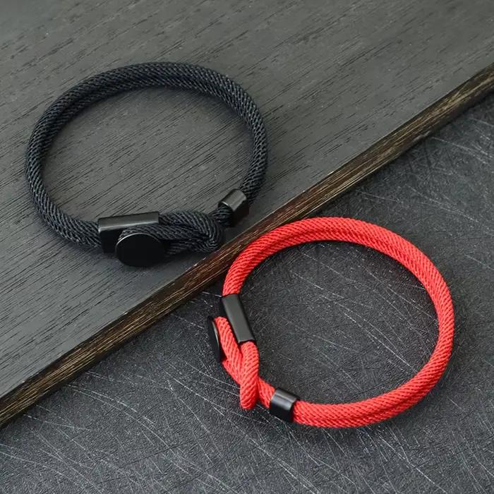 Bracelet en corde Double couche pour hommes