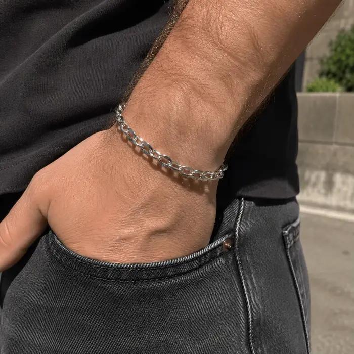 Bracelet en acier inoxydable pour femmes et hommes, chaînes minimalistes, bijoux en gros, fournisseur en gros, sur mesure