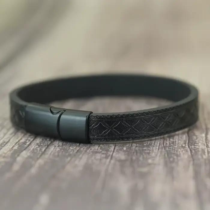 Bracelet en cuir élégant pour hommes