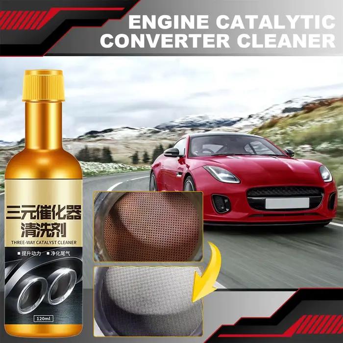 Nettoyant catalytique automobile, nettoyant pour convertisseur catalytique à trois voies, nettoyant puissant pour système de carburant, booster de moteur pour voitures diesel