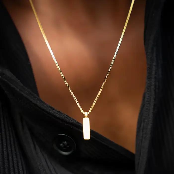 Pendentif en acier inoxydable pour hommes