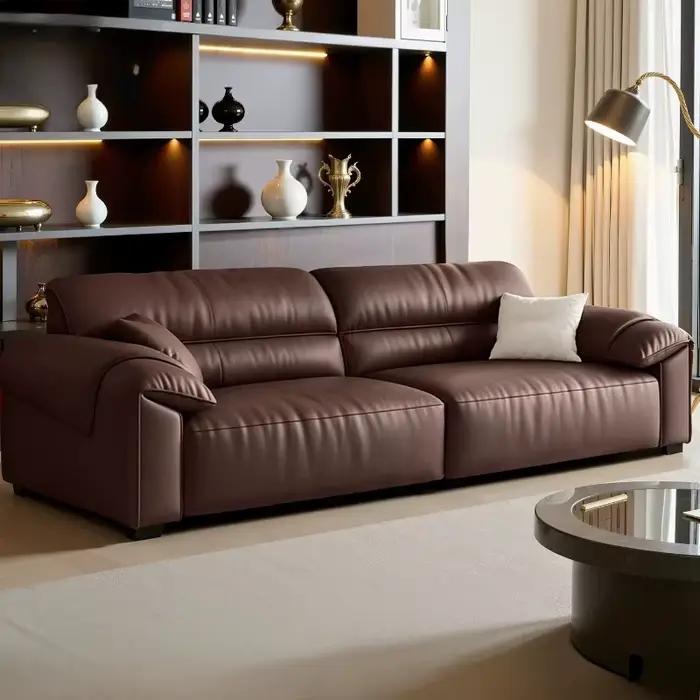 Canapés en cuir, ottomanes de lecture au sol, canapés avec structure en cuir véritable, canapés d'hôtel en liquidation, fauteuils de salon pour adultes, meubles de salon
