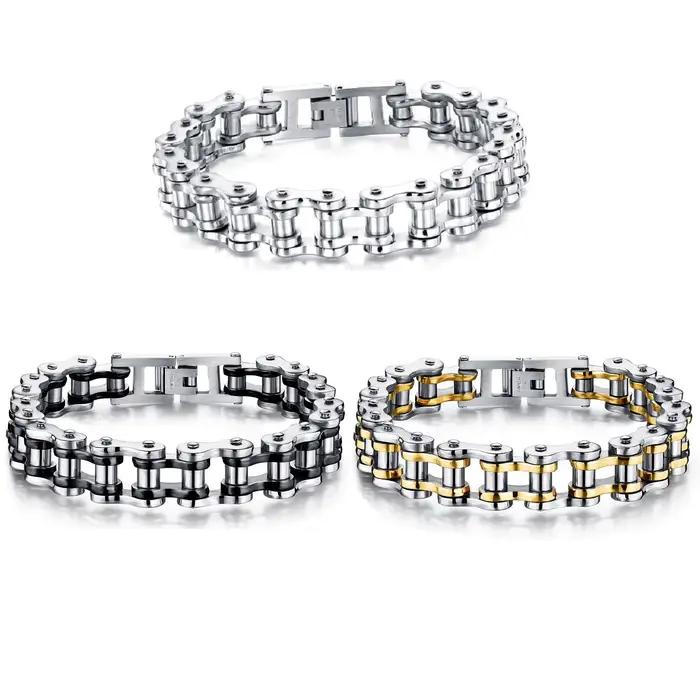 Bracelet en acier inoxydable pour hommes