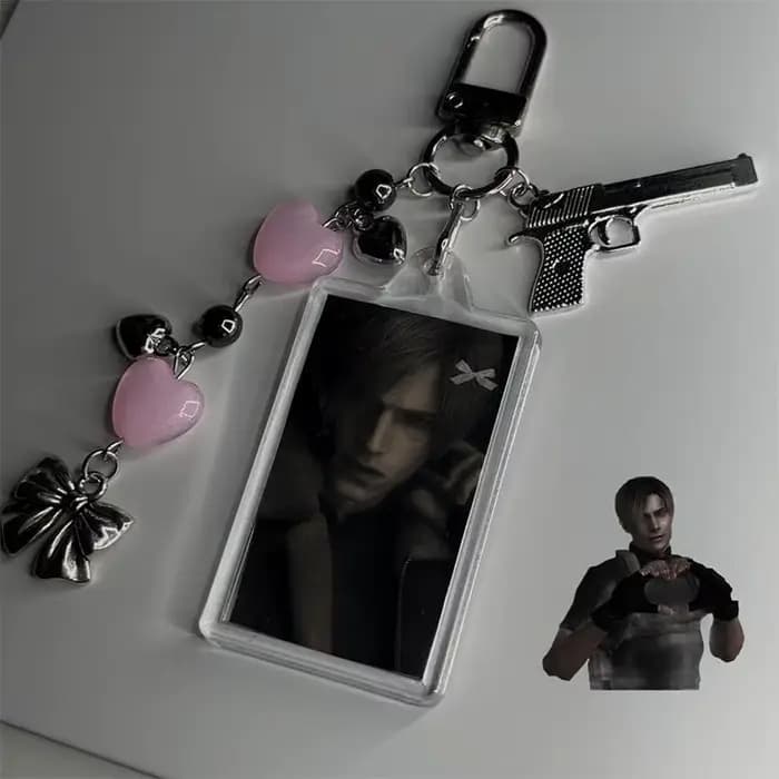 Porte-clés Coquette Leon Kennedy Y2k fait main