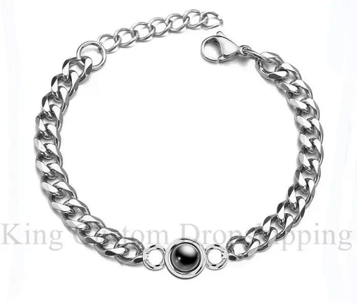 Bracelet de projection de cercle pour hommes