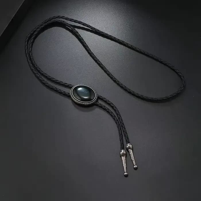Collier en cuir Vintage pour hommes