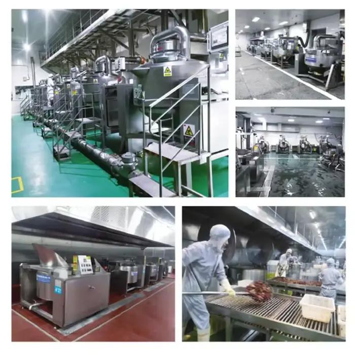 TCA CE certifié restauration rapide Machine de cuisson à la vapeur automatique saucisse riz frit cuisson planétaire remuant poêle industrielle