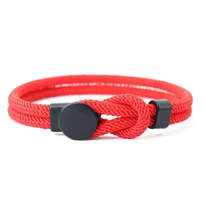 Bracelet en corde Double couche pour hommes