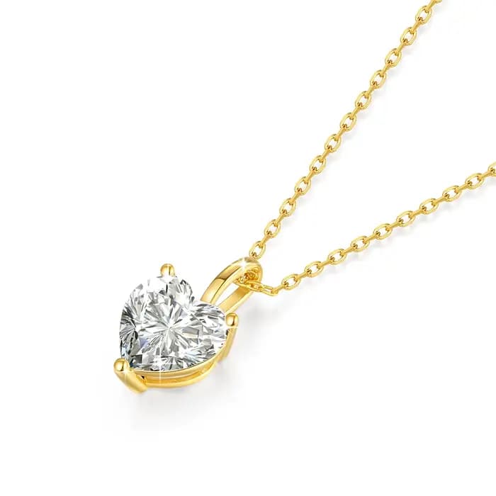 Colliers Moissanite en or 14K