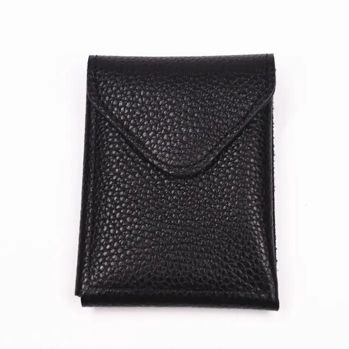 Portefeuille en cuir véritable pour hommes, Vintage, en cuir de vache pleine fleur, portefeuille vertical mince pour hommes, porte-cartes, fermeture magnétique à rabat
