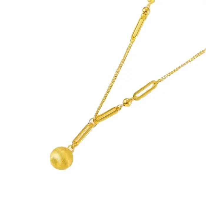 Elnar Jewelry – Nouveau collier de luxe en or pur 24 carats 9999 pour femme