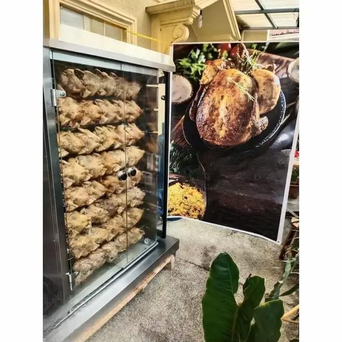 Magasin de Barbecue poulet rôti au gaz four de canard rôti machine de gril automatique four à poulet rotatif Commercial