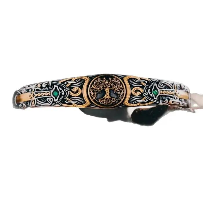 Bracelet fait main Son of the Forest, style rétro pour homme, accessoire de mode tendance