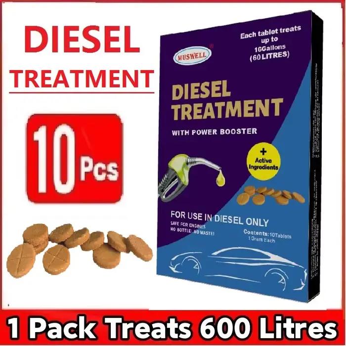 Additif Diesel 160 Gallons/600 Litres avec Nettoyant Injecteurs : Maximise la Puissance, Augmente le Cétane, Économiseur de Carburant MPG