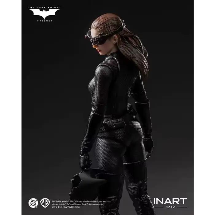 En stock INART 1/12 Catwoman Selina Kyle Anne Hathaway Figurine The Dark Knight Rises Modèle de collection sous licence DC