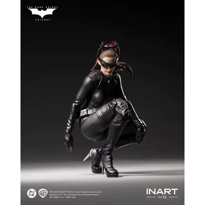En stock INART 1/12 Catwoman Selina Kyle Anne Hathaway Figurine The Dark Knight Rises Modèle de collection sous licence DC