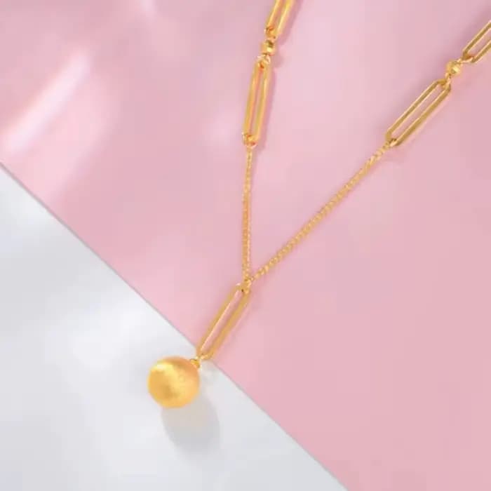 Elnar Jewelry – Nouveau collier de luxe en or pur 24 carats 9999 pour femme
