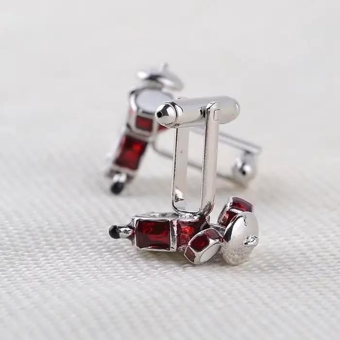 Boutons de manchette de tambour de musique Vintage