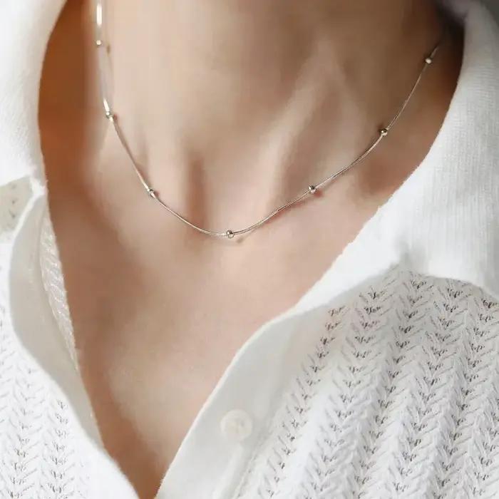 Collier Ras du Cou localité en Acier Inoxydable pour Femme, Bijou Tendance, Nouveauté 2025