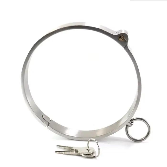 Collier Épais en Acier Inoxydable pour Flirt Érotique et Jeu pour Adultes Occasions Spéciales Jouets Sexuels pour Couples