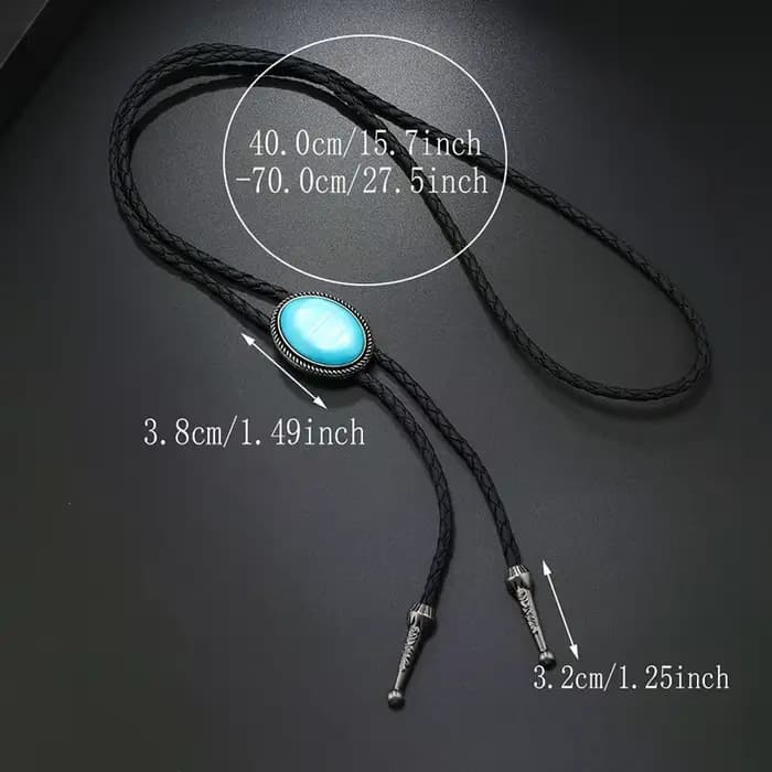 Collier en cuir Vintage pour hommes