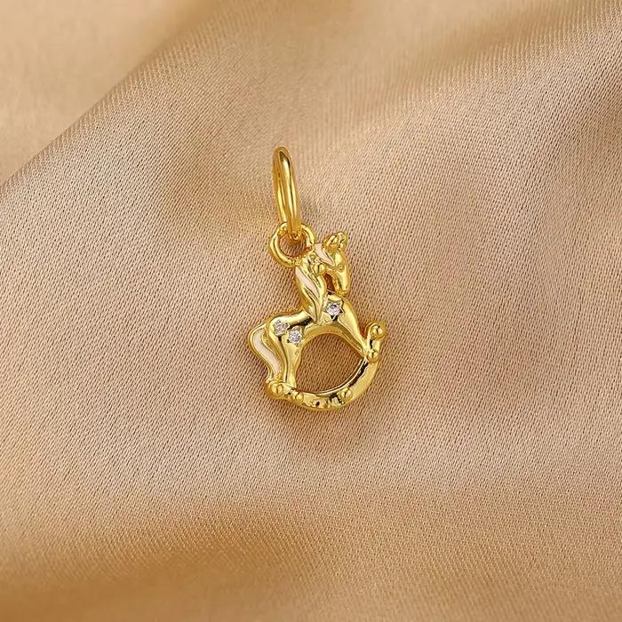 Nouveauté 2026 : Perle en argent 925 Lapin, Chien, Cheval de Troie, Pendentif Lune – Idéale pour Bracelet Original, Accessoires DIY, Bijoux Exquis