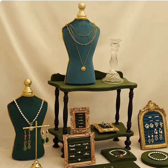 Étagère de rangement de bijoux Vintage