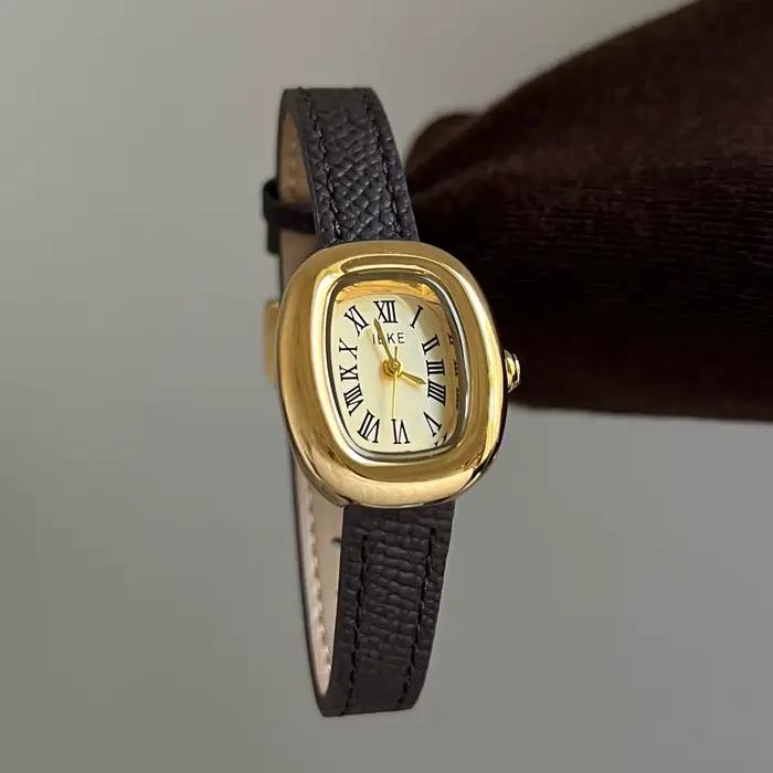Nouvelle montre à bracelet en cuir pour femme 2026 – Nouveau modèle, simple, élégante et luxueuse, montre haut de gamme sélectionnée, montre-bracelet unique.