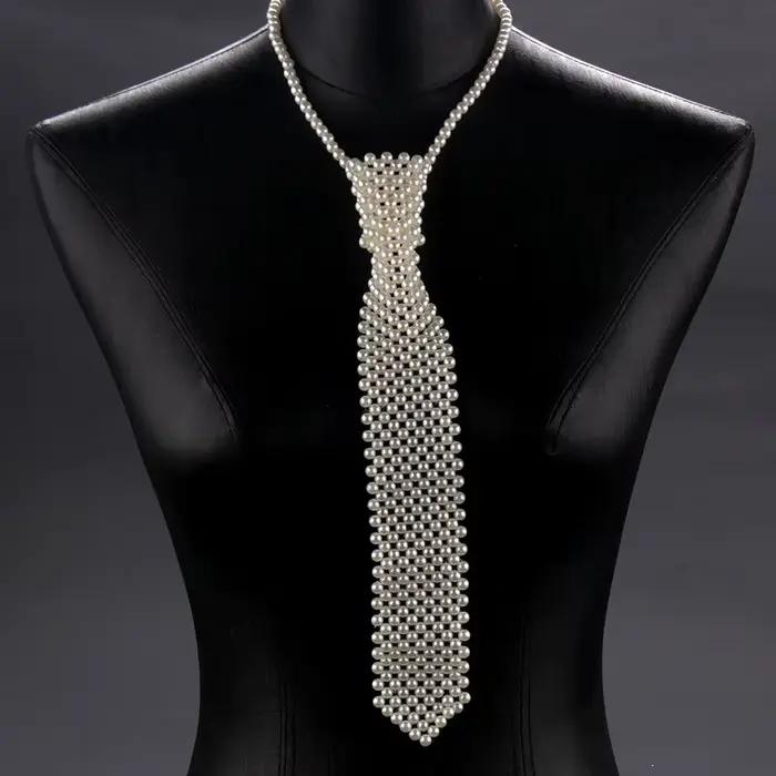 Nœud papillon perlé fait main, style tendance et populaire, pour garçons et filles, accessoire de mode élégant