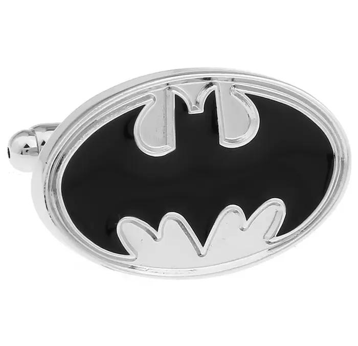 Boutons de manchette chauve-souris Design super-héros pour hommes