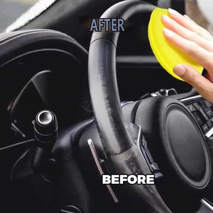 Pâte de réparation en simili cuir pour volants et sièges d'auto – Restaurer le simili cuir délavé, réparer les larmes et les rayures.