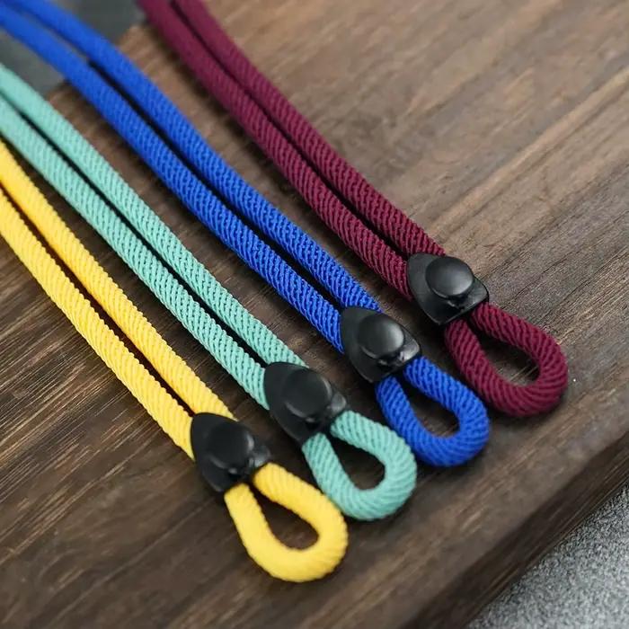 Bracelets en corde simples pour hommes, Design de nœud, Paracorde Durable, fermoir à crochet facile, bijoux de Sport en plein air, cadeau de fête des pères