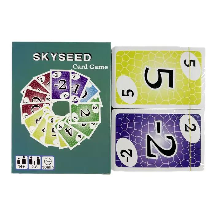 Skyseed jeu de cartes 150 cartes à jouer jeu de société pont Exploration amusante édition d'action cadeaux de noël et d'halloween