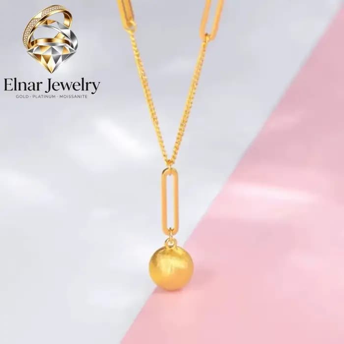 Elnar Jewelry – Nouveau collier de luxe en or pur 24 carats 9999 pour femme