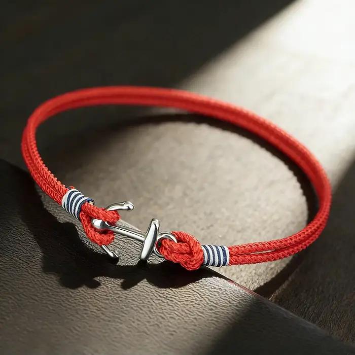 Bracelet ancre élégant pour hommes