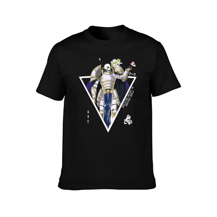 Arc Lalatoya アーク |   T-shirt Skeleton Knight In Another World pour le travail en extérieur, haut à manches courtes