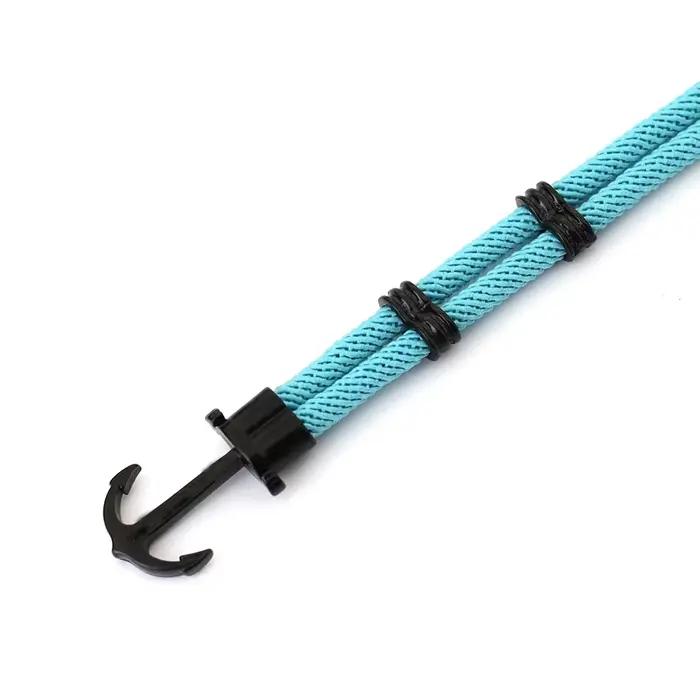 Nouveau Bracelet ancre hommes bicouche 4mm corde Milan Sports de plein air