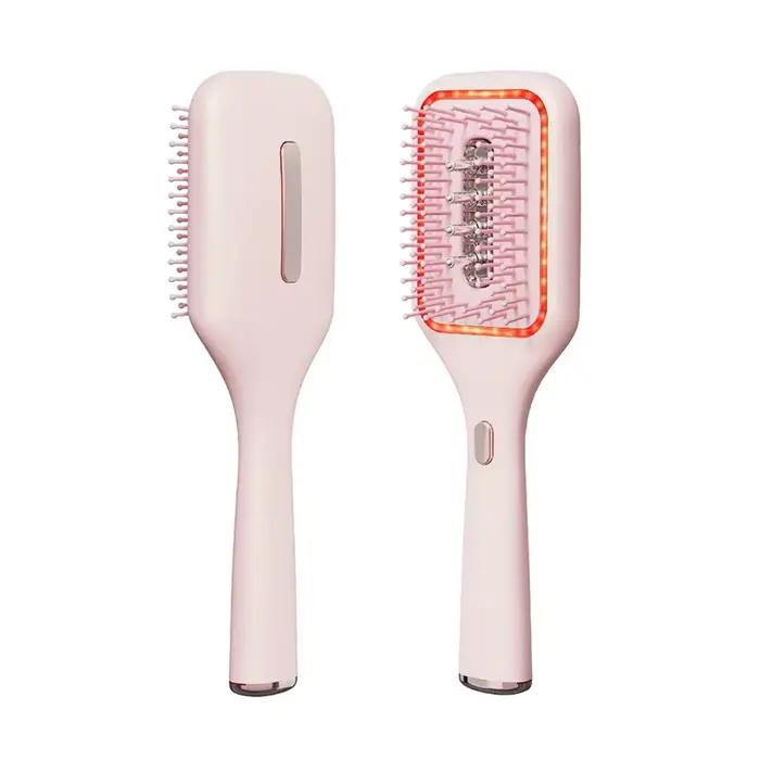 Peigne de massage du cuir chevelu à lumière rouge pour la croissance des cheveux