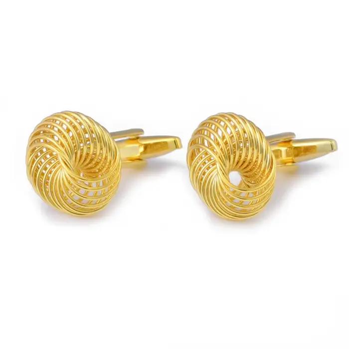 Boutons de manchette au Design ajouré de haute qualité pour hommes et femmes